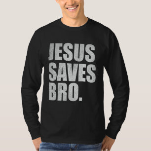 Jesus Rette Bro - Vintage Christliche Religion T-Shirt