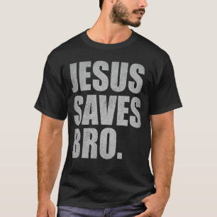 Jesus Rette Bro - Vintage Christliche Religion T-Shirt