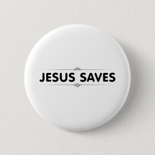 Jesus Rette Button