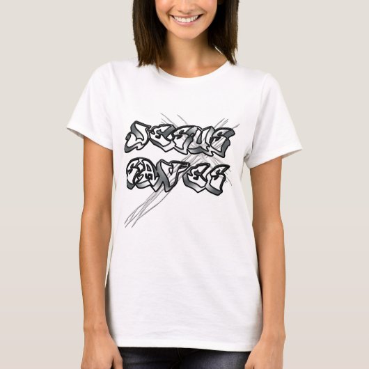 Jesus Rette Christlich T-Shirt (Vorderseite)