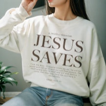 Jesus Rette | Christliche Ästhetik Unisex Apparel