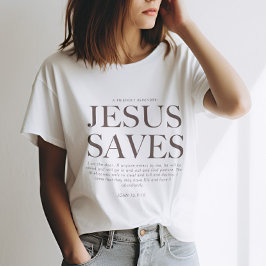 Jesus Rette | Christliche Ästhetik Unisex Apparel  T-Shirt