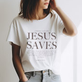 Jesus Rette | Christliche Ästhetik Unisex Apparel  T-Shirt