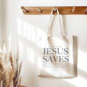 Jesus Rette Christliche Ästhetik Unisex Blassbla Tragetasche