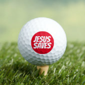 Jesus Rette Christliche Golfbälle (Insitu T-Shirt)