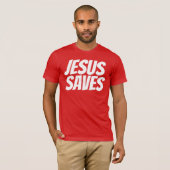 Jesus Rette Christlichen Kurzen geschmeidigten T - T-Shirt (Vorne ganz)