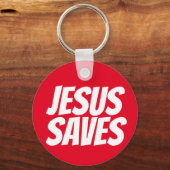 Jesus Rette Christlichen Schlüsselanhänger (Vorderseite)