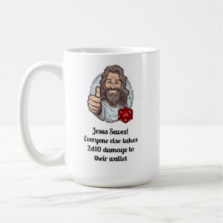 Jesus Rette D&D! Kaffeetasse