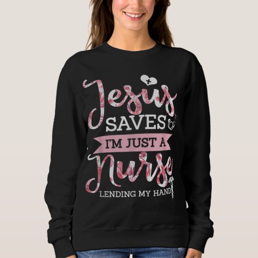 Jesus Rette, dass ich nur ein Christlicher Glauben Sweatshirt (Vorderseite)