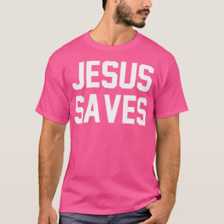 Jesus Rette dem Christlichen Glauben Vertrauen in T-Shirt