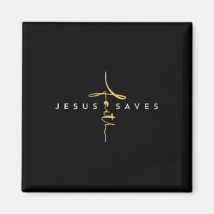 Jesus Rette den Glaube über Christus Christus, rel Magnet