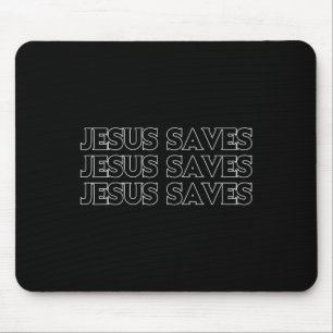 Jesus Rette die Christliche Gotteskriegsbibel Mousepad
