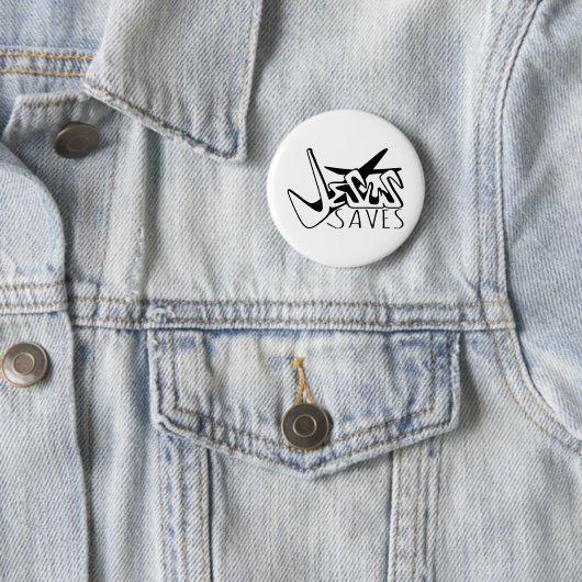 JESUS RETTE GRAFFITI BUTTON (Beispiel)