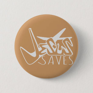 JESUS RETTE GRAFFITI BUTTON