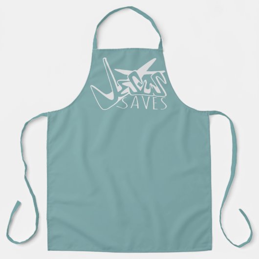 JESUS RETTE GRAFFITI CHRISTLICH SCHÜRZE (Vorderseite)