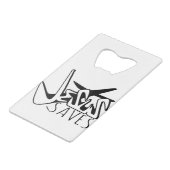 JESUS RETTE GRAFFITI GELDBEUTEL FLASCHENÖFFNER (Vorderseite Schrägansicht)