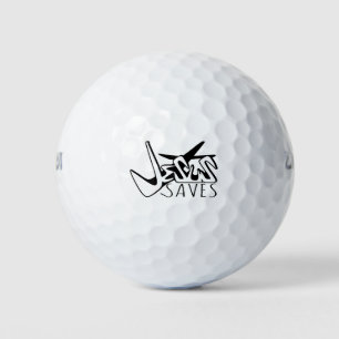 JESUS RETTE GRAFFITI GOLFBALL