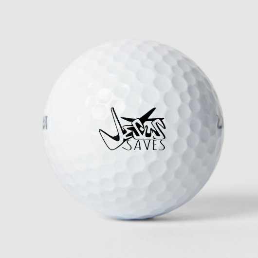 JESUS RETTE GRAFFITI GOLFBALL (Vorderseite)