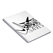 JESUS RETTE GRAFFITI NOTIZBLOCK (Rechte Seite)