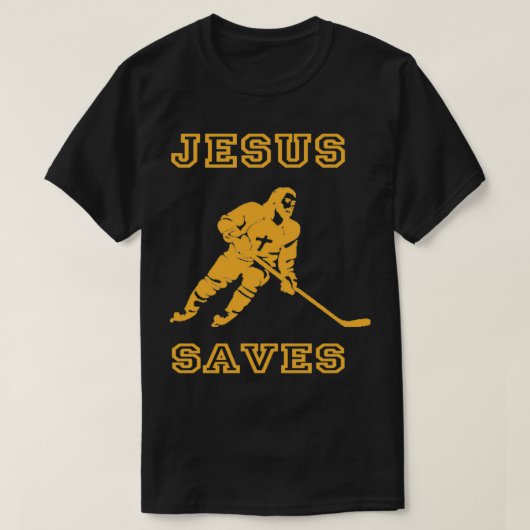 Jesus Rette Hockey T-Shirt (Design vorne)
