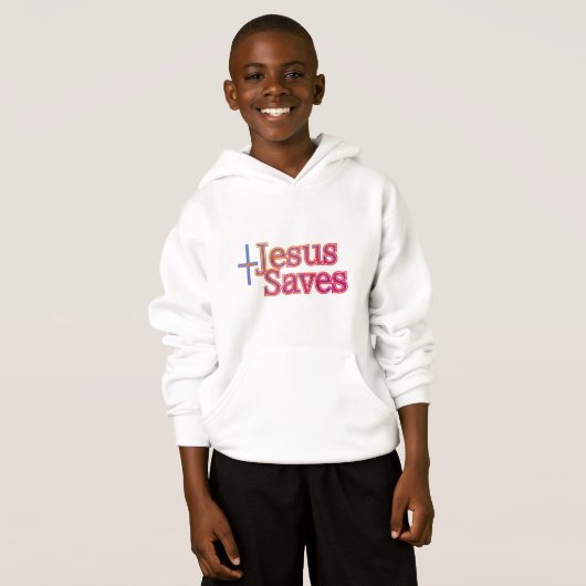 Jesus Rette Hoodie (Vorne ganz)