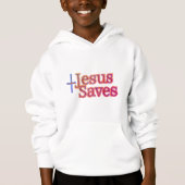 Jesus Rette Hoodie (Vorderseite)