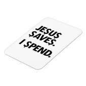 JESUS RETTE - ICH GEBE AUSGABEN MAGNET (Linke Seite)