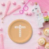 Jesus Rette, ich verbringe Shirt Pappteller (Party)