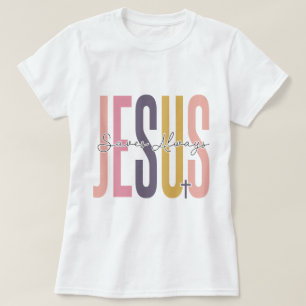 Jesus Rette immer inspirierendes T - Shirt-Design T-Shirt