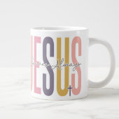 Jesus rette immer Jumbo-Tasse (Rechts)