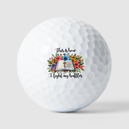 Jesus rette immer Ostern Christliche Kreuzquelle Golfball