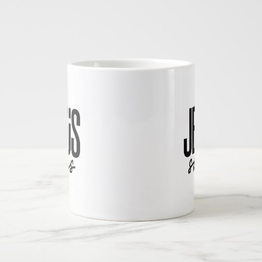 JESUS RETTE Jumbo-Tasse (Vorderseite)