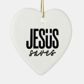 JESUS RETTE KERAMIK ORNAMENT (Rechts)