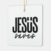 JESUS RETTE KERAMIKORNAMENT (Links)