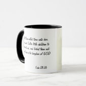 Jesus Rette Kinder Tasse (Vorderseite Links)