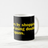 Jesus Rette kluge Einkäufe Kaffeetasse (VorderseiteRechts)
