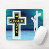 Jesus rette Kreuzigung Mousepad (Mit Mouse)