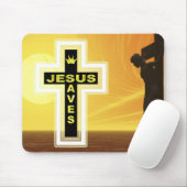 Jesus rette Kreuzigung Mousepad (Mit Mouse)