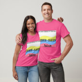 Jesus Rette Lizenzschild T-Shirt (Unisex)