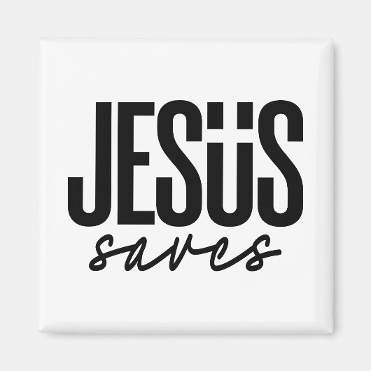 JESUS RETTE MAGNET (Vorne)