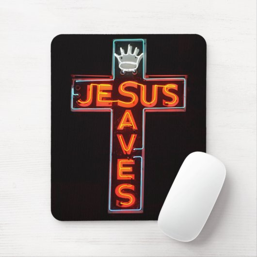 Jesus Rette Mousepad (Mit Mouse)
