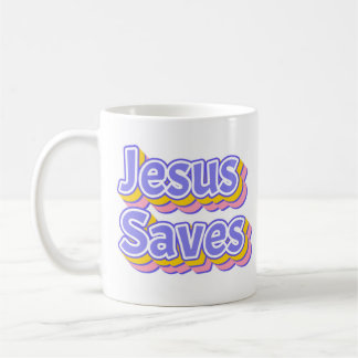 Jesus Rette Pastel 3D Kaffeetasse