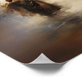 Jesus Rette Peter - Bible Verse Digital Print Poster (Ecke)