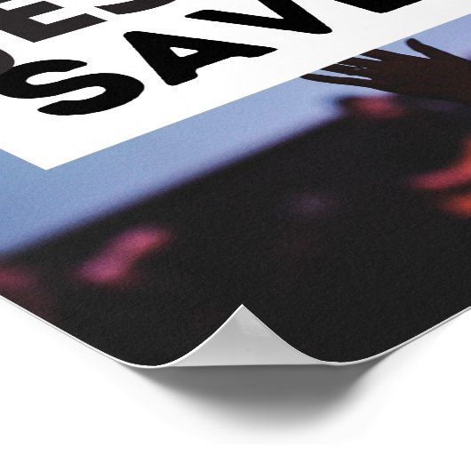 Jesus Rette Poster (Ecke)