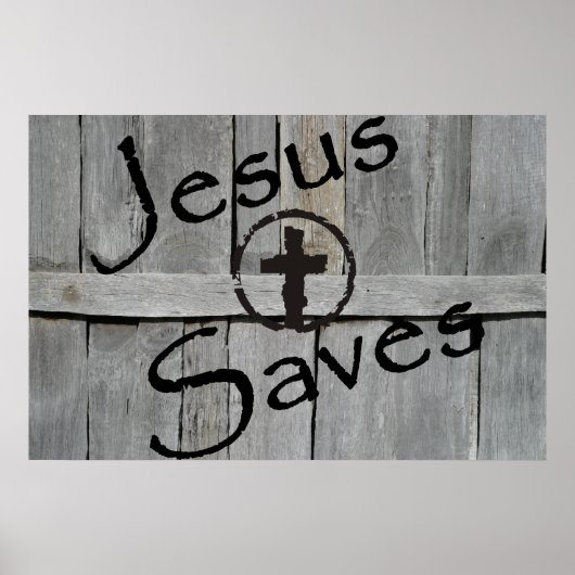 Jesus Rette Poster (Vorne)