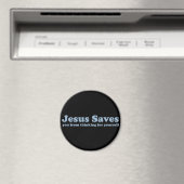 Jesus Rette Satire Magnet (In Situ (Geschirrspüler))
