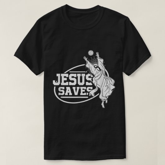 Jesus Rette Shirt Volleyball (Design vorne)