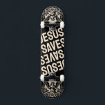 Jesus Rette Skateboard<br><div class="desc">Vintager Jesus Rette mit Guardian Engeln Grafikkarte</div>