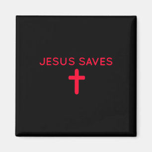 Jesus Rette subtile Christliche Glaube Minimal R Magnet