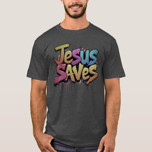 Jesus Rette T-Shirt (Vorderseite)